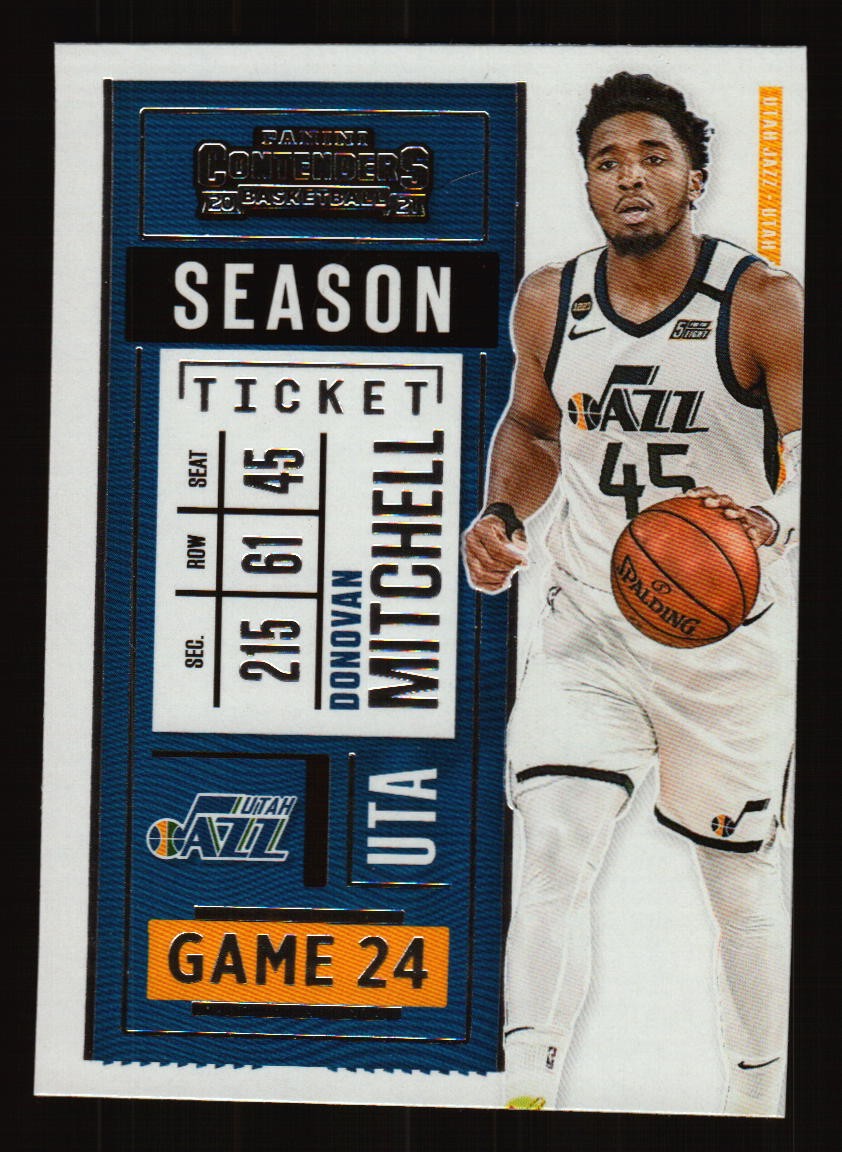 2020-21 Panini Contenders #22 Donovan Mitchell