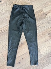 Black Faux Leather Skinny Leggings