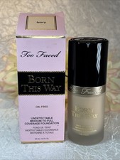 Too Faced Born This Way Oil Free Undetectable Foundation - IVORY - 1oz NIB Free