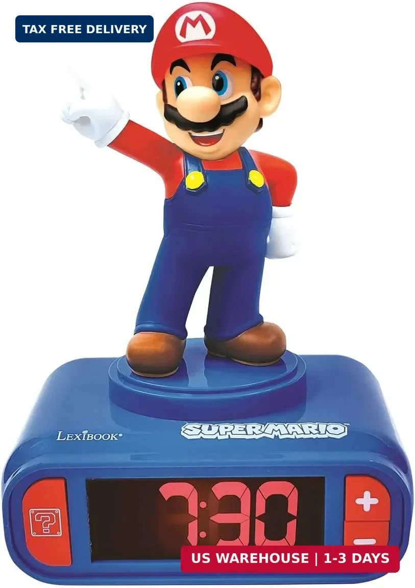 Super Mario Alarm Clock In Alarm Clocks for sale | eBay