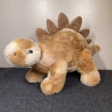 FAO Schwarz 12" Glow Brights LED with Sound Stegosaurus Dinosaur Toy Plush