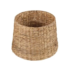 32994, Handwoven Empire Spider Lamp Shade, Water Hyacinth, 13" Top x 16" Bott...