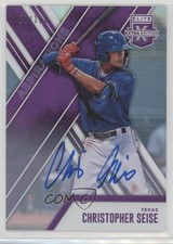 2017 Panini Elite Extra Edition Aspirations Purple 1/100 Chris Seise Auto 8k4