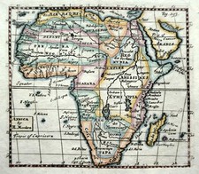 AFRICA  BY ROBERT MORDEN c1704  ORIGINAL  ANTIQUE ENGRAVED MAP