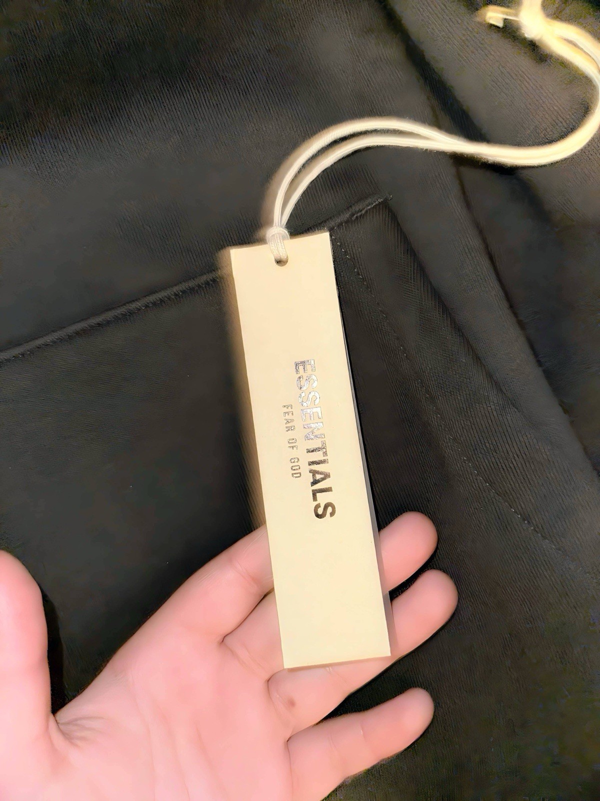 Essentials Fear of God 1977 Hoodie Black XS Regular Cotton Fleece Pullover Men's thumbnail 3