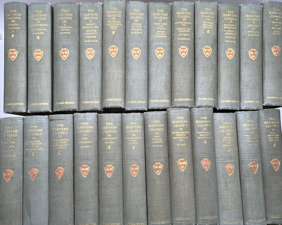HARVARD CLASSICS ALUMNI EDITION. 24 Books Mixed/ Limited Edition By Charles W. E - Image 2 of 4