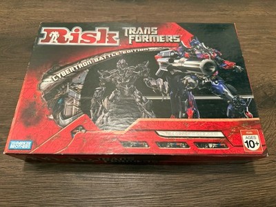 Risk Board Game Transformers Cybertron Battle  2007  Pieces Uncounted See Photos