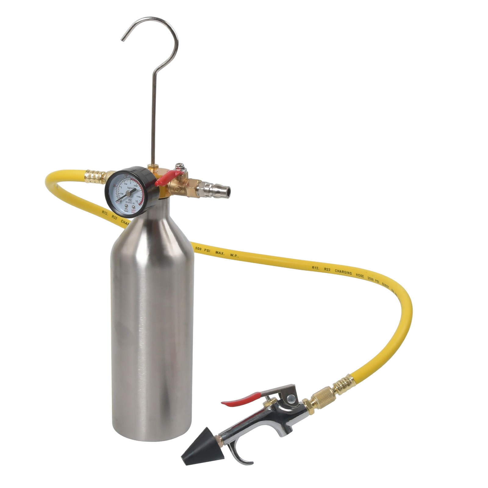 AC Flush Set Air Conditioner System Clean Canister Gun for R134a R12 R22 R404a