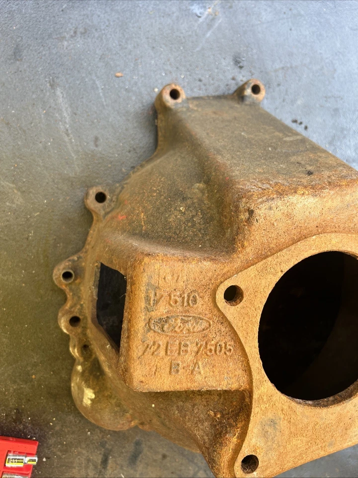 OEM 72EB-7505-BA Early Mercury Capri SOHC+V6 w/Type F Trans Bell Housing - Image 3 of 4