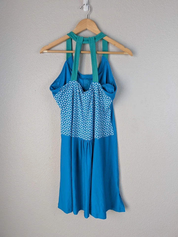 Women’s Wilson Tennis Built in Bra Blue White Guts & Glamour Dress XL Preppy 164 - Image 2 of 4