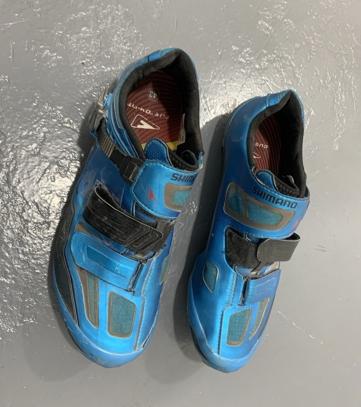 BMX Shimano Xc Blue MTB Shoes SPD 43
