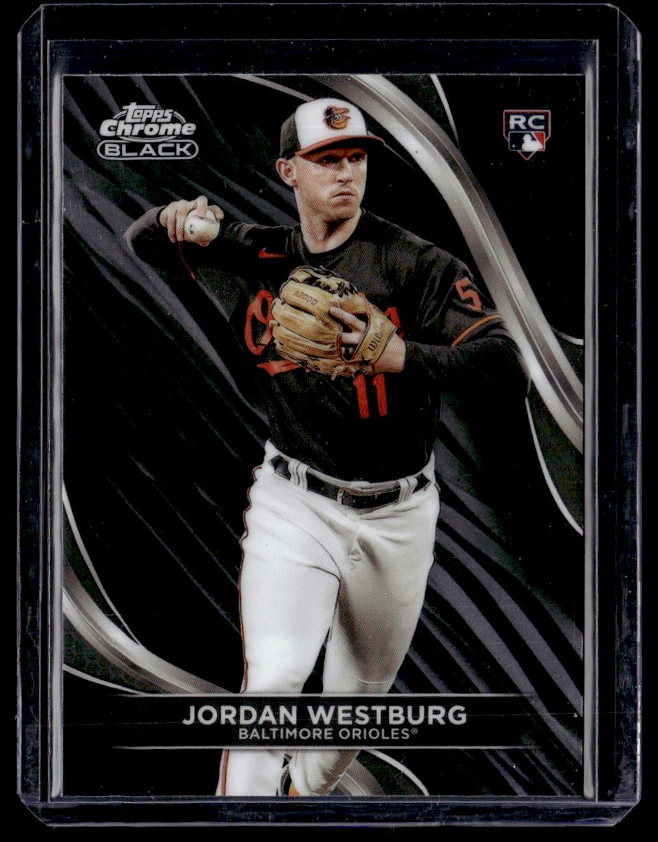 2024 Topps Chrome Black Jordan Westburg Rookie Baltimore Orioles #76