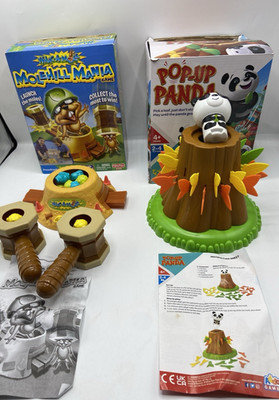 Fisher Price WHAC-A-MOLE Molehill Mania & Pop-Up Panda Spielpaket
