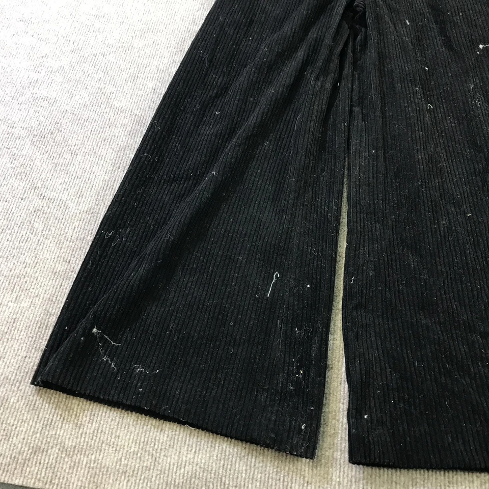 Mono Mara Hoffman Mujer Talla 0-10 Negro Idola Pana Pierna Ancha Cinturón Nuevo con Etiquetas Foto 3 de 4