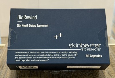 SkinBetter BioRewind Skin Health Supplement, 60 capsules *Brand New Sealed*