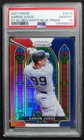 ⚾ AARON JUDGE - 2021 Panini PRIZM Red White Blue STAINED GLASS #SG-5 - PSA 10