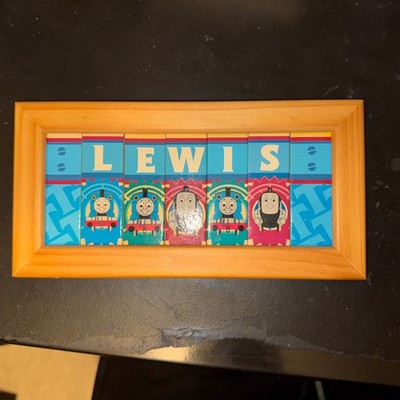 ''LEWIS'' Tür Zimmer Titelschild Thomas der Panzermotor Plakette Schild