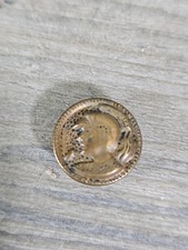 Vintage Button Roman Medallion 