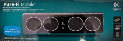 Logitech Pure-Fi Mobile Bluetooth speaker and speakerphone Lautsprecher NEU OVP