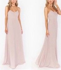 NWT Show Me Your Mumu Faith Maxi Dress in Dusty Blush Crisp S