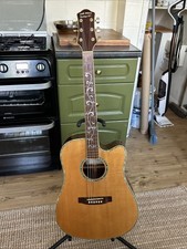 RARE Indie  Electro Acoustic Guitar Co Tree Of life UD-30CE-N  Read Description