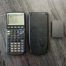 Texas Instruments TI 83 TI-83 Graphing Calculator with Cover Tested Calculus
