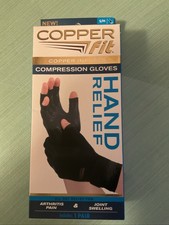 Copper Fit Hand Arthritis Compression Glove - Black, S/M CFRRGL-SM12 