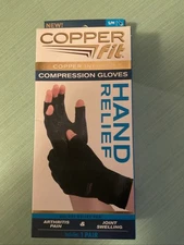 Copper Fit Hand Arthritis Compression Glove - Black, S/M (CFRRGL-SM12)