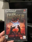 Star Wars Episode III Revenge of the Sith for PS2 Sealed Black Label Some rips