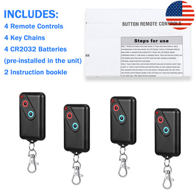 2pcs for Garage Door Remotes for Guardian controls 303RTX R2BCC BOL4 628, 315