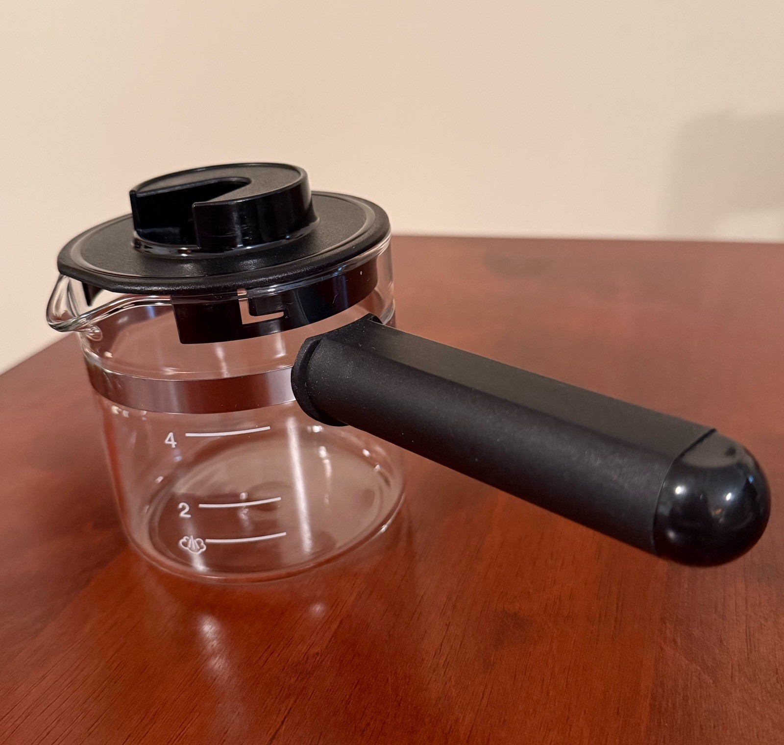 Krups Espresso Replacement Parts Glass Carafe with Lid 963 8