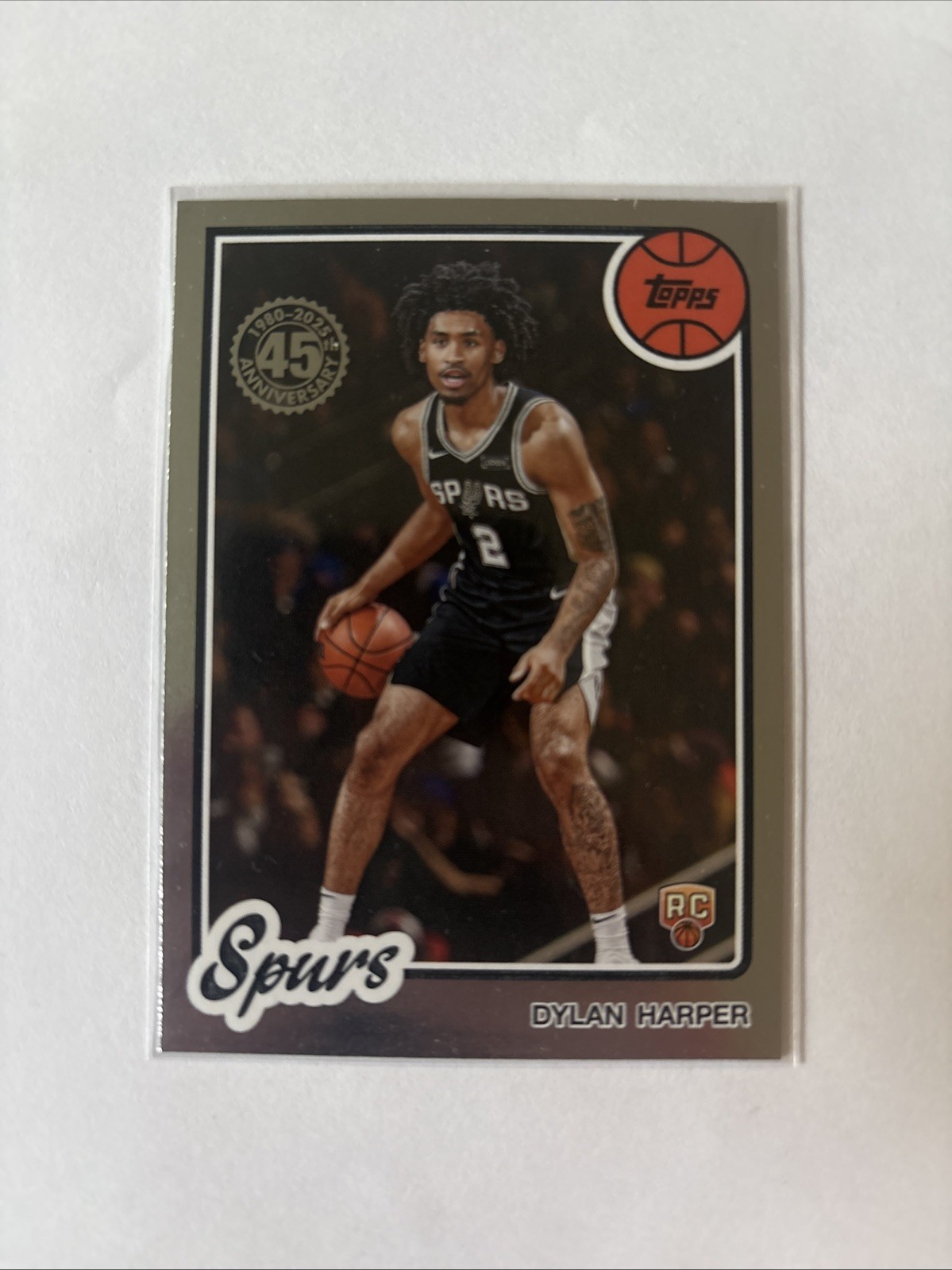 2025-26 DYLAN HARPER ROOKIE TOPPS 1980-81 BASKETBALL RC #80BK-52 SPURS