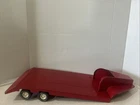 Vintage Tonka Metal Flatbed Trailer 19 Inches Long,  No Box, As Is.