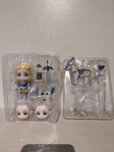 Legend Of Zelda Link And Zelda Chibi Figures Figma Action Figure Toy Collection - Picture 3 of 12