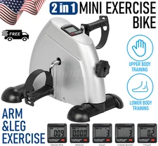 Portable Mini Cycle Bike Foot Pedal Exercise Machine Arm Leg Recovery Peddle NEW