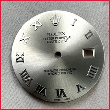 GENUINE ROLEX DATEJUST SILVE ROMAN DIAL FOR 36MM 16234,116234 FOR CAL 3135 723