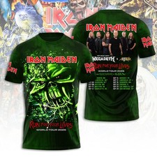 Camicia Iron 1Maiden 3D Apparel 2026 Tour Run For Your Lives Unisex S-5XL Style27