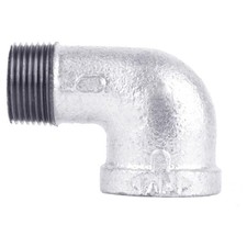 BK Products 510-306BG Galvanized Malleable Iron Street Elbow 1-1/4 FPT in.