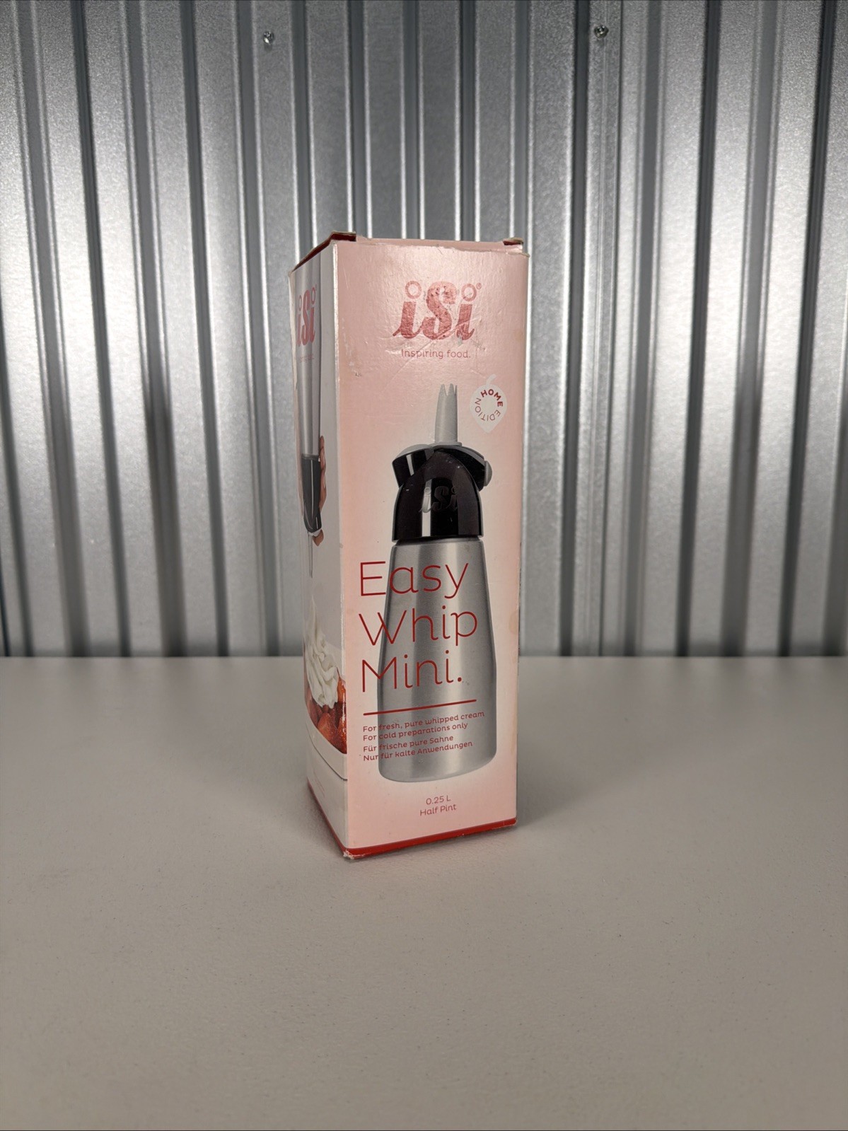 ISI Easy Whip PLUS Mini Half Pint (.25L) Whipping Cream Dispenser