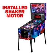 Stern Stranger Things Premium Pinball Machine with Installed Shaker Motor