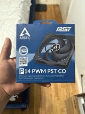 ARCTIC P14 PWM PST CO 140mm Case Fan Black Dual Ball Bearing 4-Pin 1700RPM