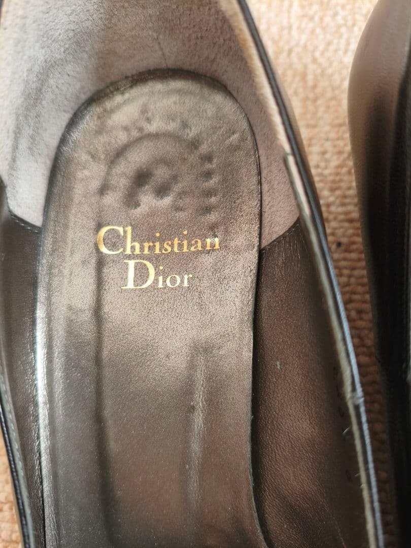 Christian Dior Pumps Heel Leather Black EU36.5/US6.5 116622c thumbnail 6