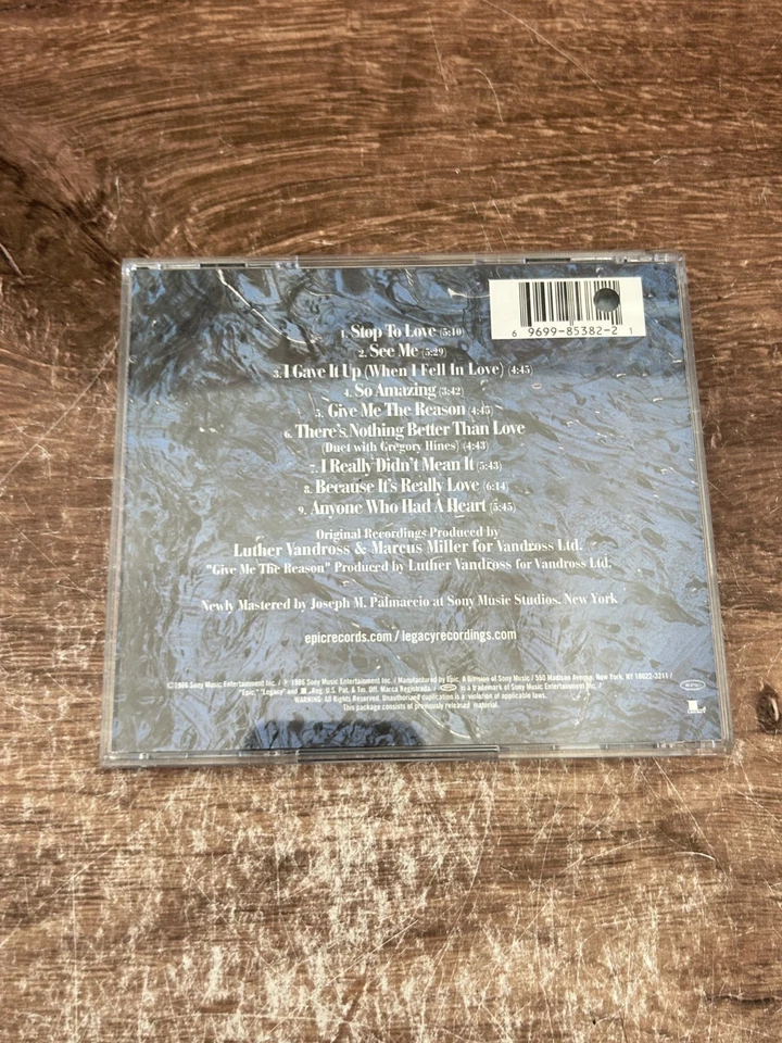 Luther Vandross : Give Me The Reason - Music CD Foto 2 de 3