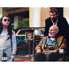 Patrick Stewart and Dafne Keen Signed Photo #1 (11X14)