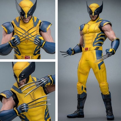 Deadpool und Wolverine Wolverine 1:6 Figur Hot Toys MMS753 Hugh Jackman OVP Neu