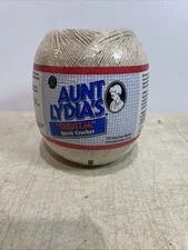 Coats & Clark Aunt Lydia's "Denim" Thread Crochet 400 Yards Linen, Cotton Mix
