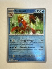 1x Twilight Masquerade Pokémon Krebutack Reverse Holo Deutsch NM/M Pokemon