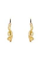 Latelita Cleopatra Schlangenotter Creolen Ohrringe Gold