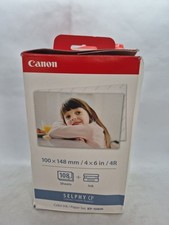 Canon Selphy CP 4x6 Color Ink Paper Set KP-108IN 108 Sheets 3 Ink Cart Sealed
