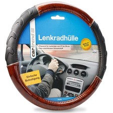 Cartrend Lenkrad-Bezug Universal 37 - 39 cm Auto Lenkrad-Hülle Lenkrad-Schoner